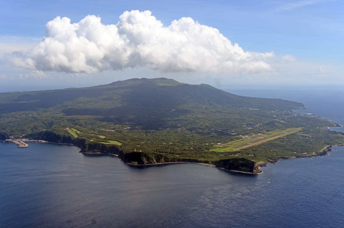 伊豆大島の全景